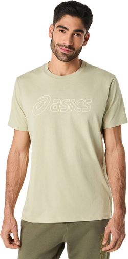 Мужская футболка Asics Logo Short Sleeve — хаки