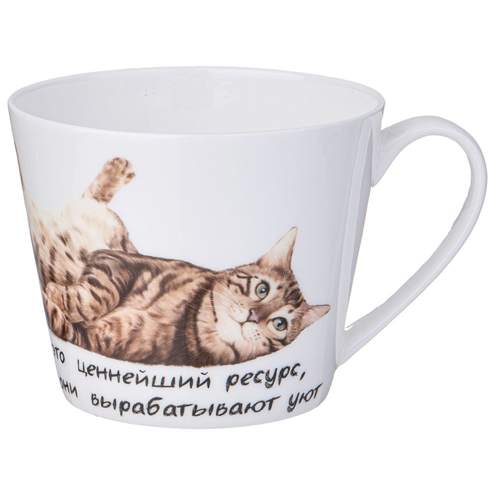 КРУЖКА LEFARD "БЕРИ КОТА" 450 МЛ, РАЗНОЦВЕТНЫЙ (КОР=48ШТ.)