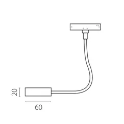 Трековый светильник Linea 236037 Lightstar