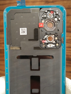 Задняя крышка ОRIGINАL для HONOR 90 REA-NX9 ( заднее стекло ) цвет: Серебристо Белый