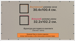 Рамка 30x100 для постера и фотографий