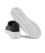 Кожаные кроссовки b-court-cuir&signature Balmain - черный(CM0VI288 LTBP)