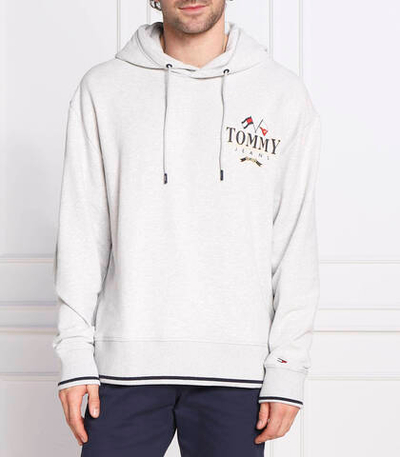 Худи skater prep back Tommy Jeans - серый(DM0DM15023)