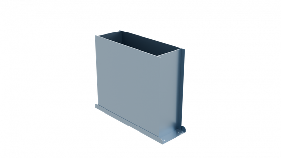 Flexag PFP-300x103/90x2 пленум напольный, 400x100, на 2 выxода