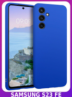 Мягкий Soft Touch чехол из силикона для SAMSUNG GALAXY S23 FE с бархатной подкладкой