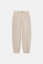 БРЮКИ BARREL ИЗ ЛЬНЯНОГО МИКСА — ZARA