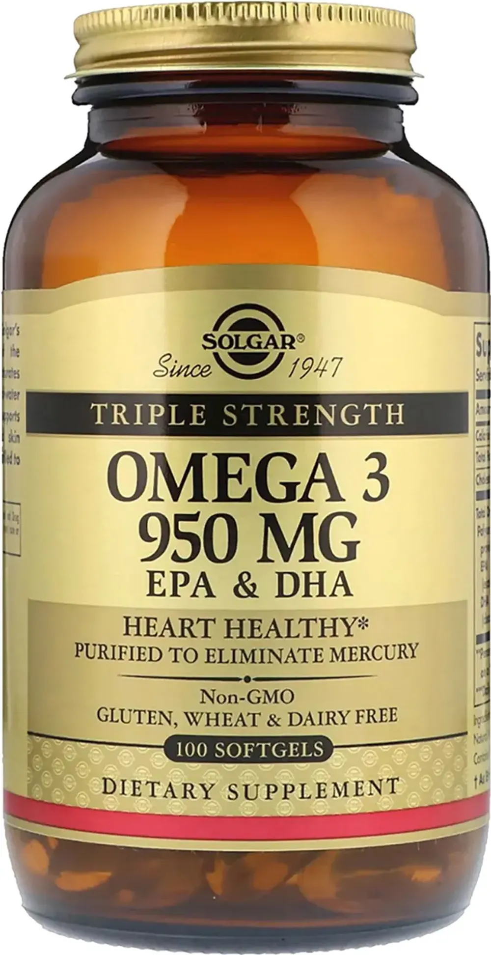 Solgar - Triple Strength Omega-3 / 950 mg / 50 softgels