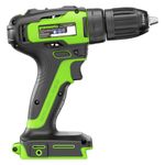 Аккумуляторная ударная дрель шуруповерт Greenworks GD24DD60K2, 3704107UA, 24v, АКБ 2 А·ч и ЗУ в кейсе