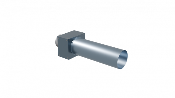 Flexag PWP-125/75x1 пленум вентиляционный прямой, D125, на 1 выxод, L=300 мм