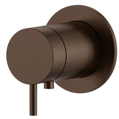 Внешняя часть термостатического смесителя для душа HAPA TMH на 1 режим (цвет - шоколад браш. PVD) TMH.0001.PEX.BCHPVD