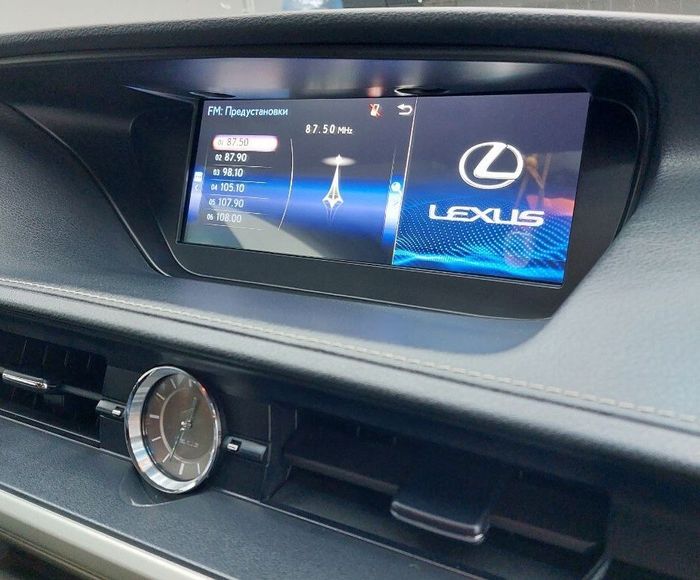 Магнитола для Lexus ES200, ES250, ES350 2015-2018 (джойстик - шайба) - RDL-LEX-ES-Low монитор 10.25" на Android 13, Быстрая, CarPlay, 4G SIM-слот