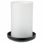 Подсвечник IKEA HEDERVARD (ХЕДЕРВЭРД), Металл, Стекло, 22 см