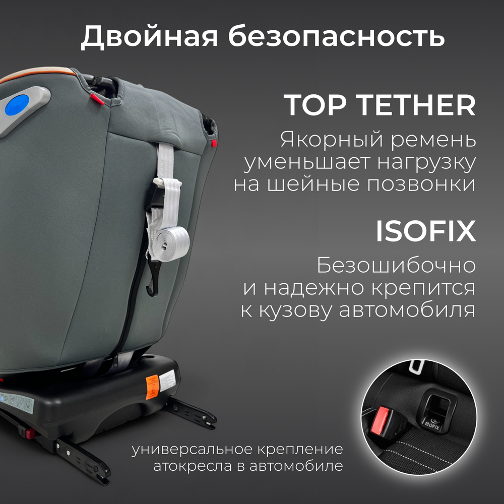 Автокресло Bubago Noxa / BG 177-2 (серый)