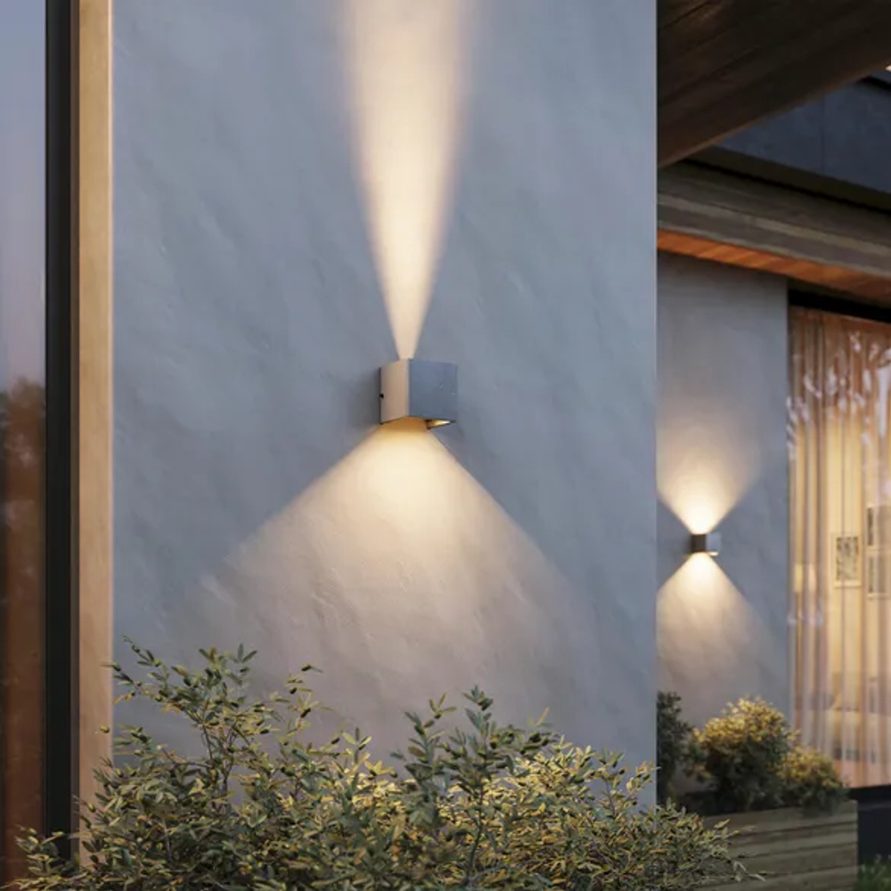 Светильник LGD-PERAN-WALL-S120x120-6W Warm3000 (WH, 0-80 deg, 230V) (Arlight, IP65 Бетон, 3 года) 058169