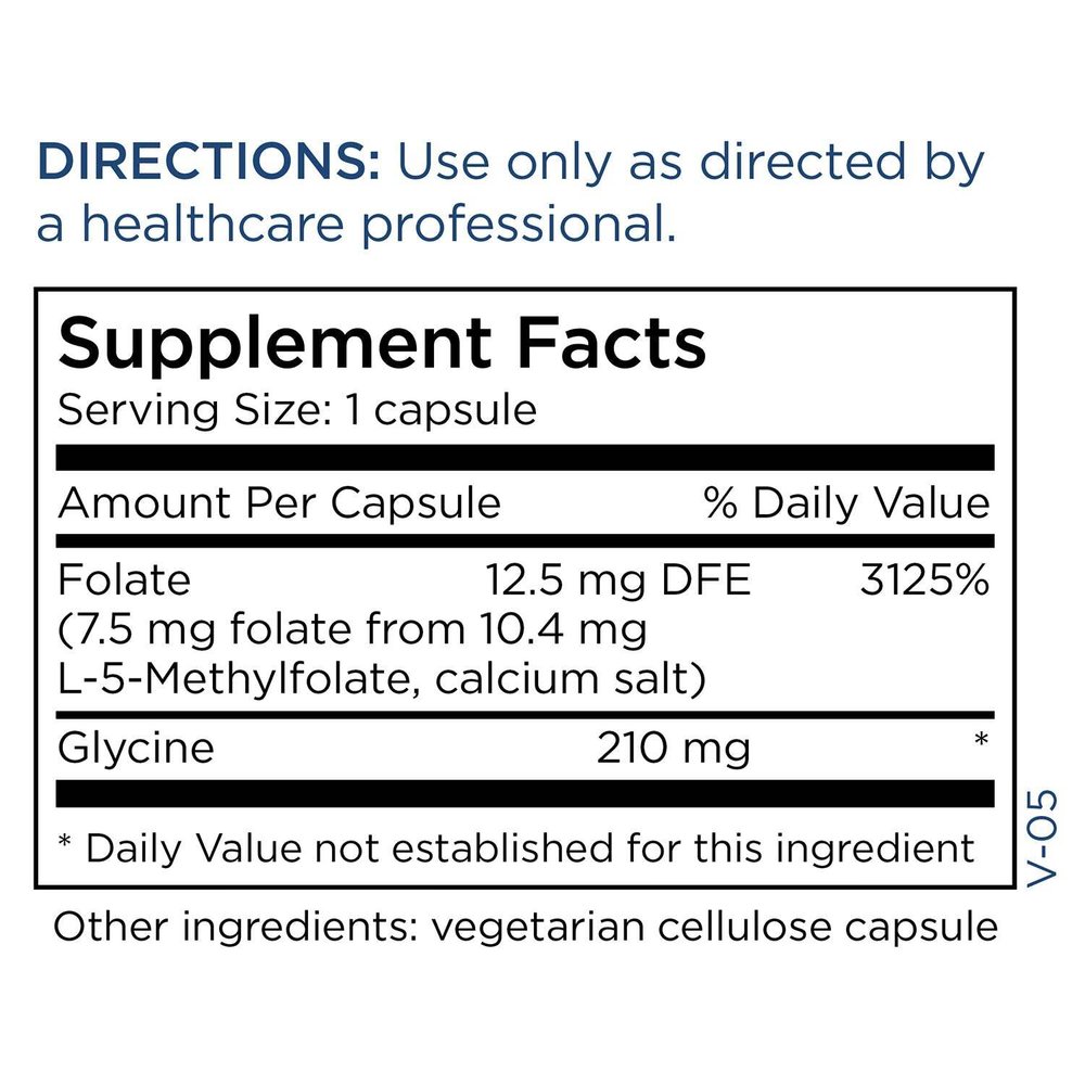MethylPro® L-Methylfolate 7.5 mg - 30 Caps