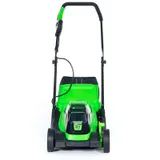 Газонокосилка аккумуляторная Greenworks Арт. 2516107UB,  24V, 33 см, бесщеточная, с 1хАКБ 4Ач и ЗУ — фото 4