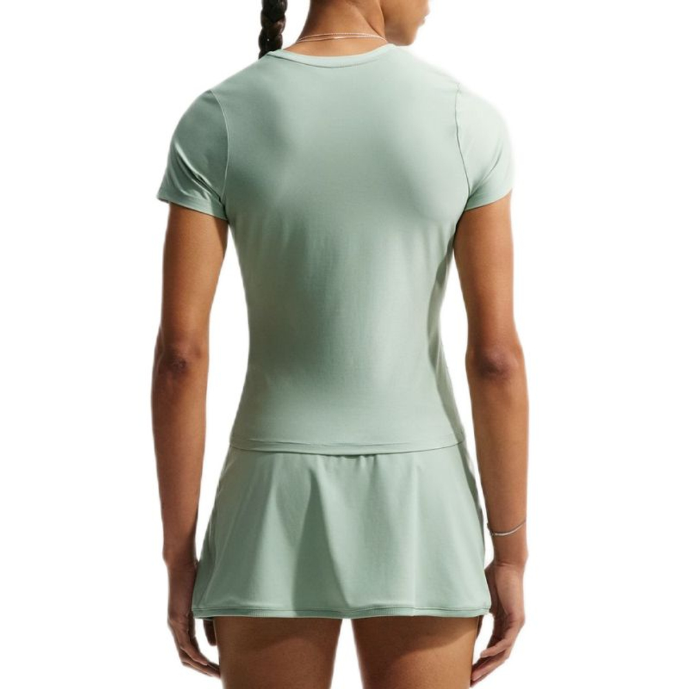 Женская футболка Nike Victory Dri-Fit Short Sleeve Tennis — steam/white