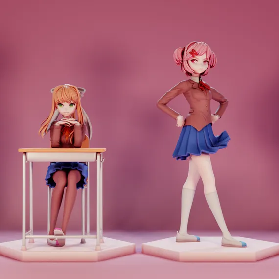 DDLC Girls Set - Doki Doki Literature Club
