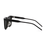 PULAIS Square Sunglasses Unisex Black Yellow Pink