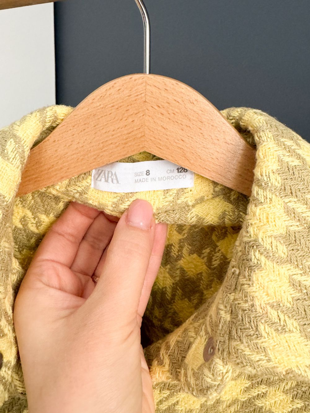Хлопковая рубашка Zara, 128