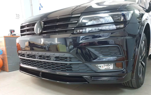 Накладка на передний бампер Volkswagen Tiguan MK2