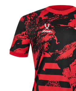 Футболка разминочная Jögel PREMIER PerFormDRY Spartak Pre-match Tee, красный/черный