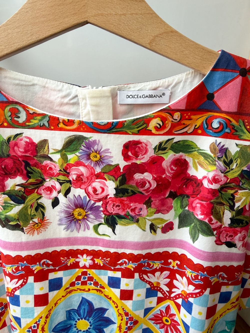 Хлопковое платье Dolce & Gabbana, 140