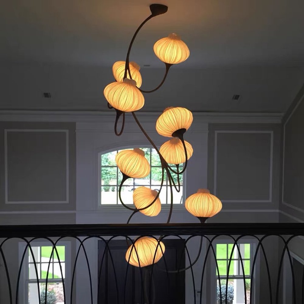 Chandelier design lamp Palms by Aqua Creations Studio