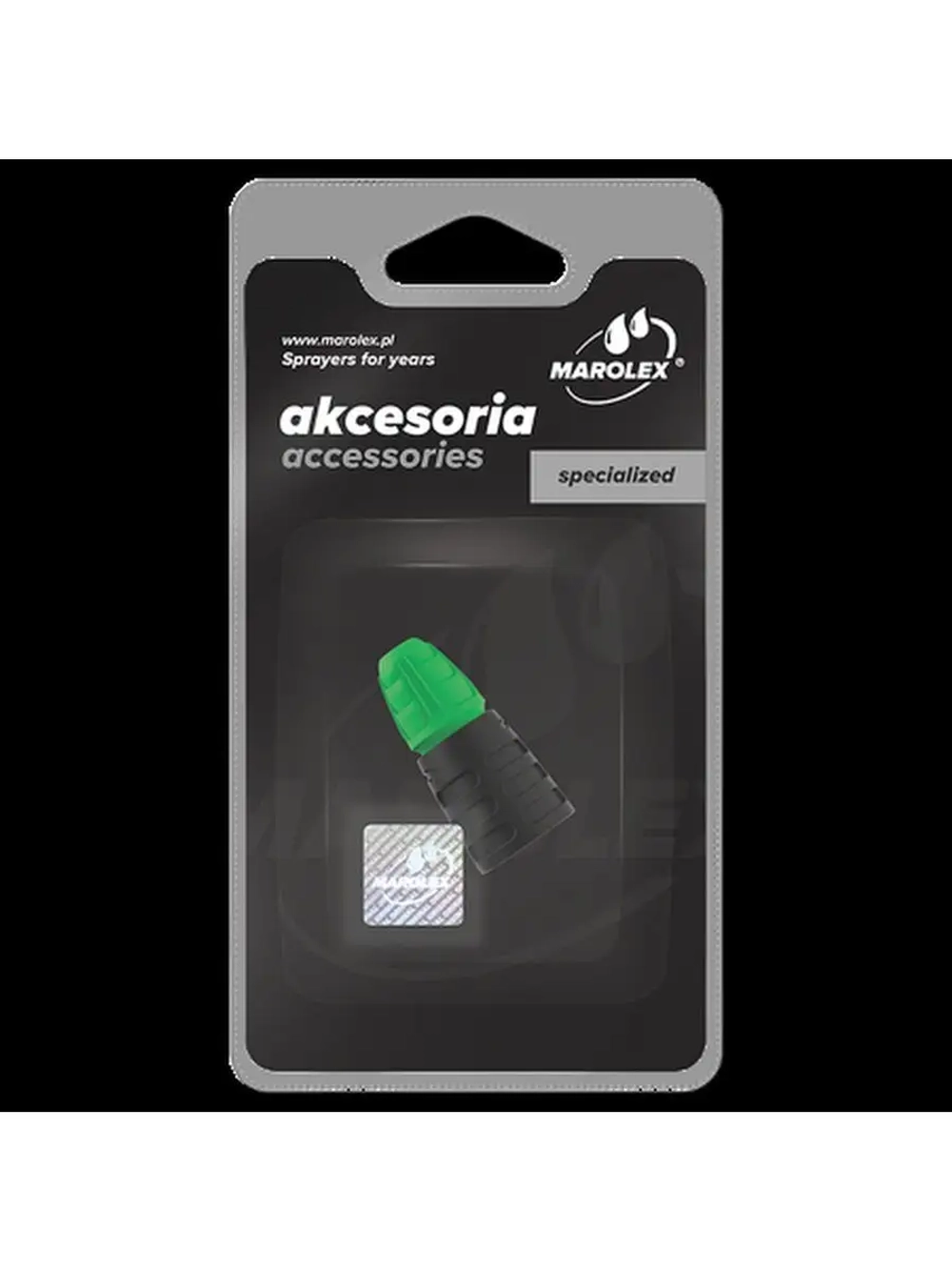 MAROLEX Форсунка комплектная чёрно-зелёная 1.0 мм Acid line
