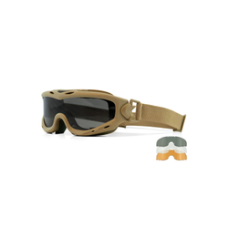 Маска баллистическая Wiley X Spear Grey/Clear/Light Rust Tan Frame
