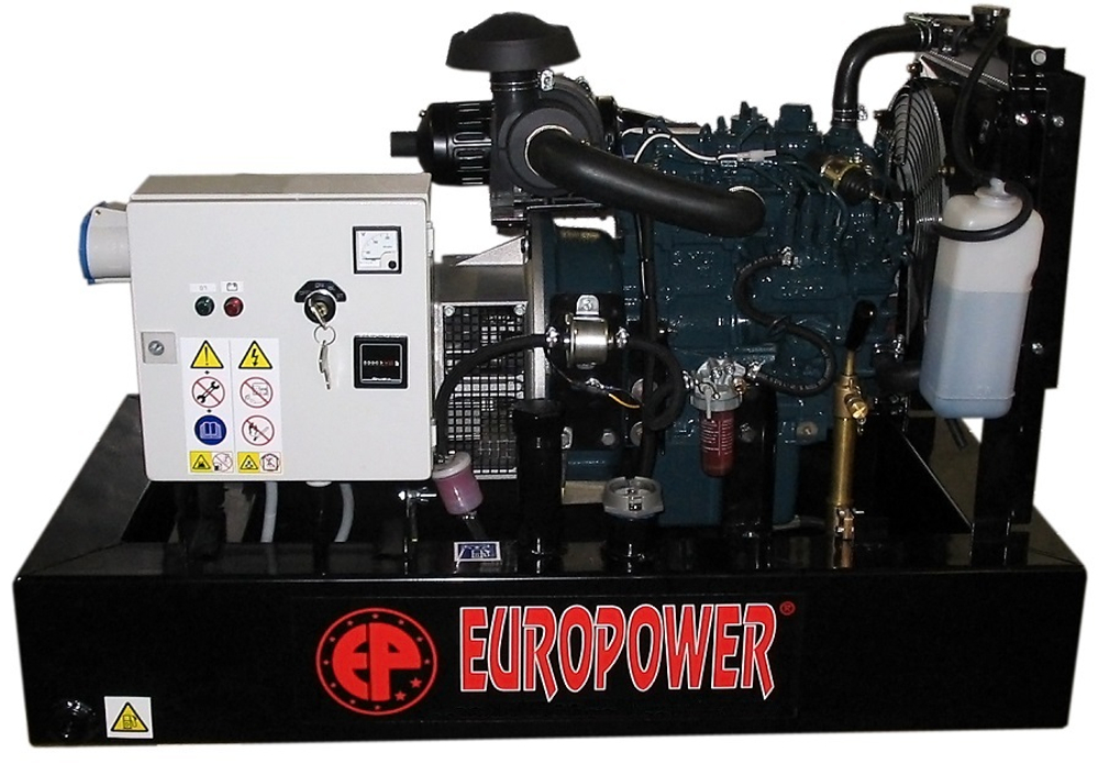 Дизельный генератор EuroPower EP 103 DE в контейнере с АВР — Фото №2 