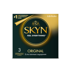 Презервативы безлатексные SKYN Original Классические, 3 шт