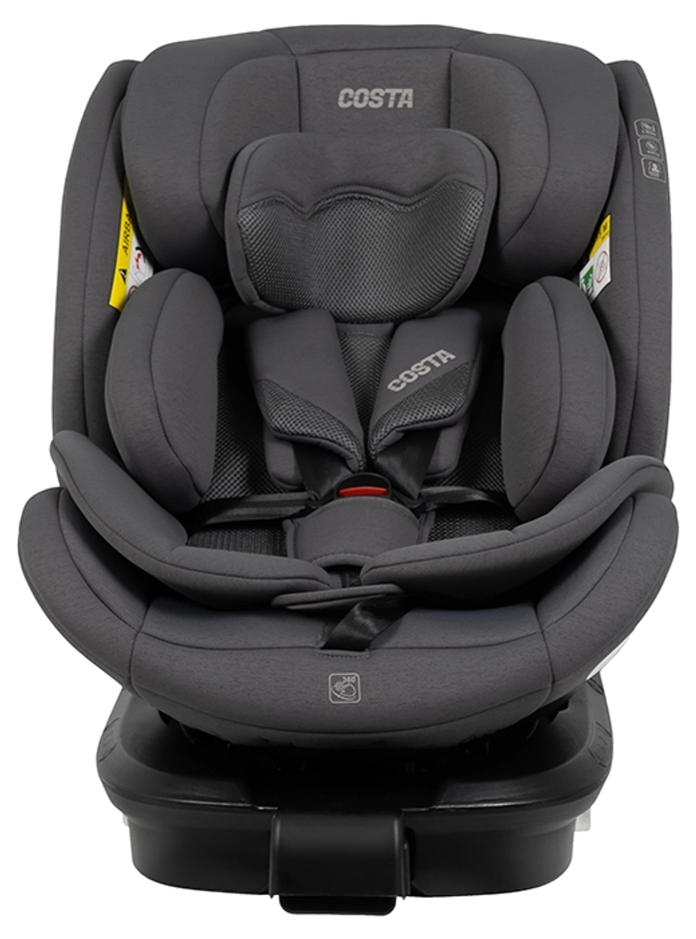 Автокресло детское Farfello Costa YB-108A Isofix I-Size группа 0/1/2/3 (0-36 ) графитовый