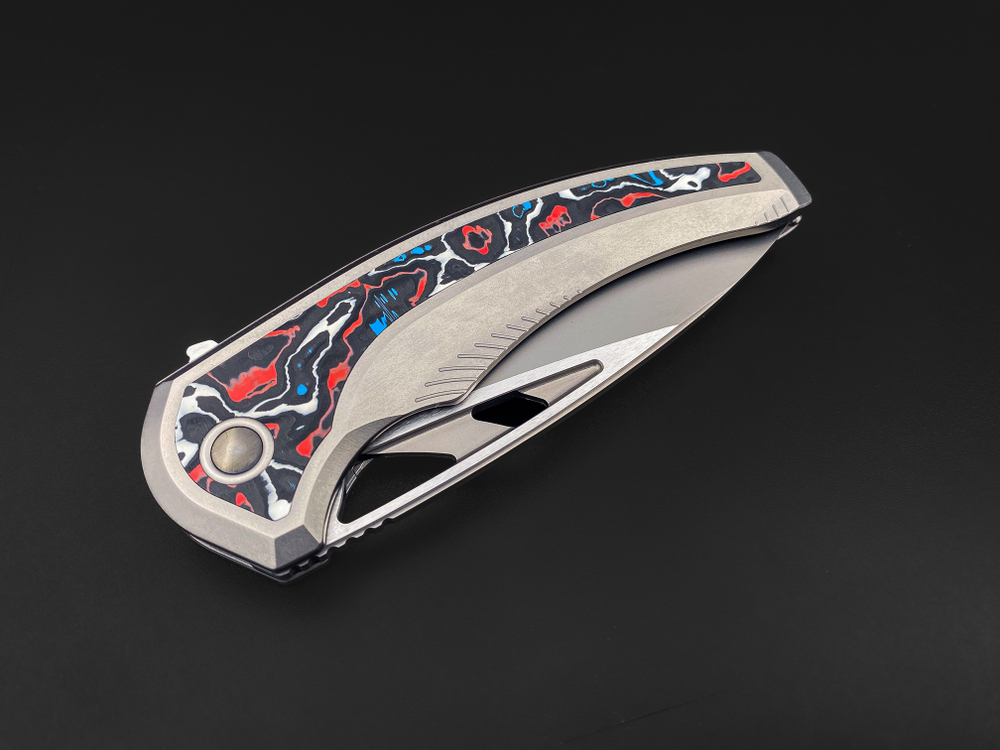 Складной нож Whale [M390 Nebula carbon]