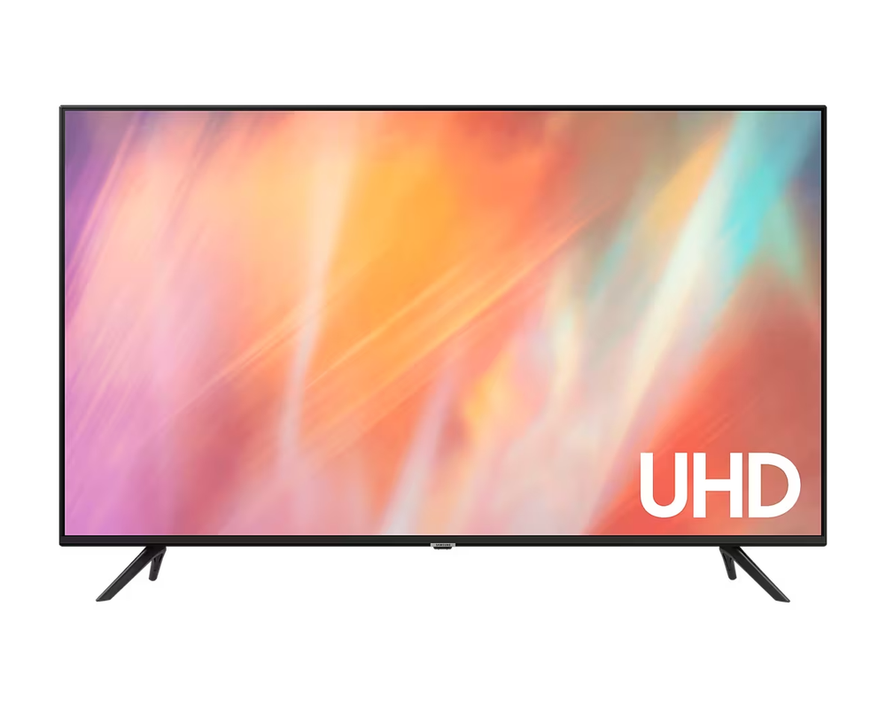 Телевизор Samsung UE43AU7002UXRU, 109см, 4K, LED, HDR, OS Tizen, черный