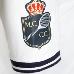 Мужское теннисное поло Sergio Tacchini Ranking Staff Polo Men - White, Dark Blue