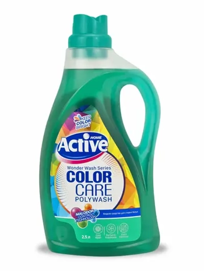 Active Гель для стирки Poly wash Color care 2,5л