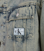 Джинсовая куртка CALVIN KLEIN JEANS - голубой(J20J222501)
