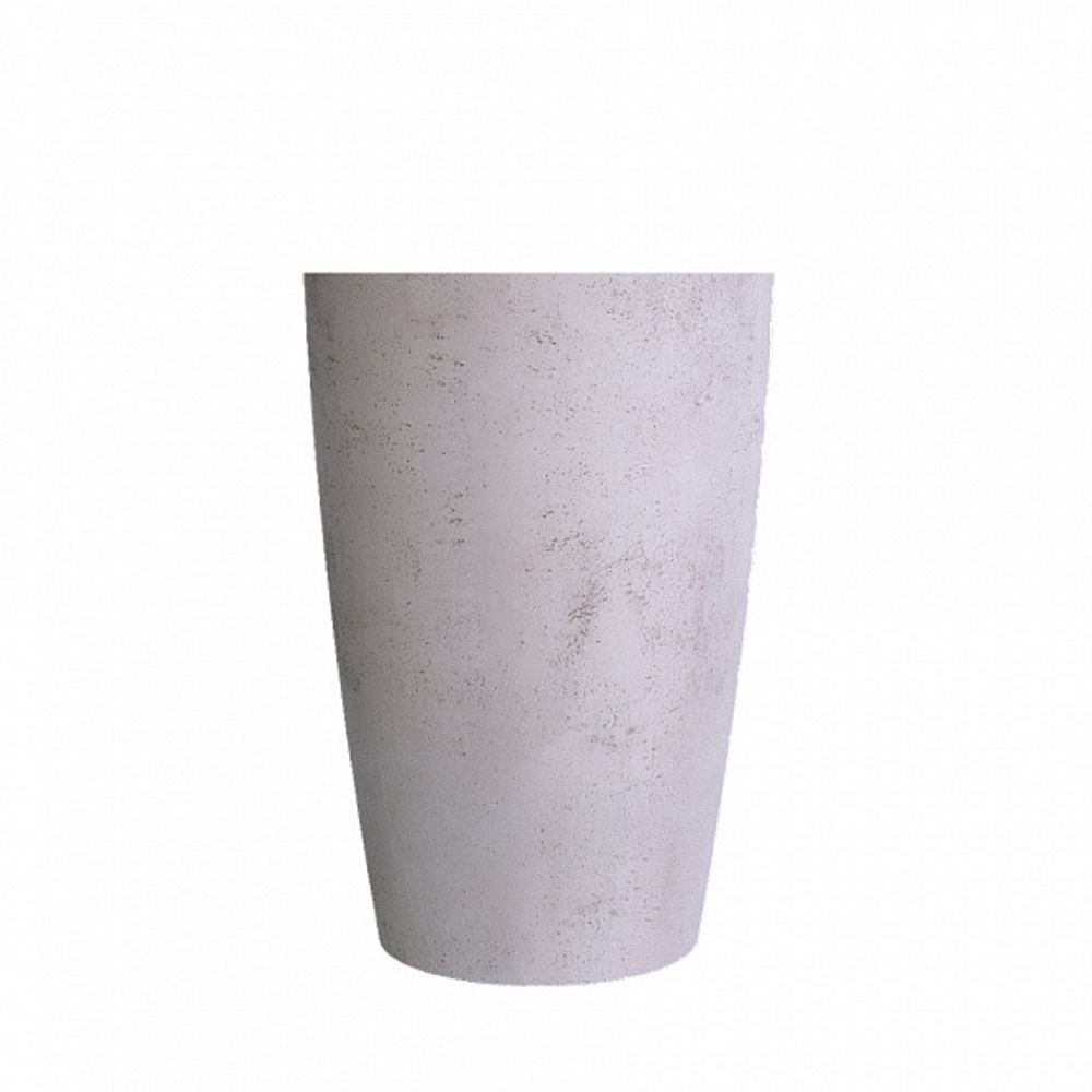 Кашпо CONUS CONCRETE WHITE D40 H80