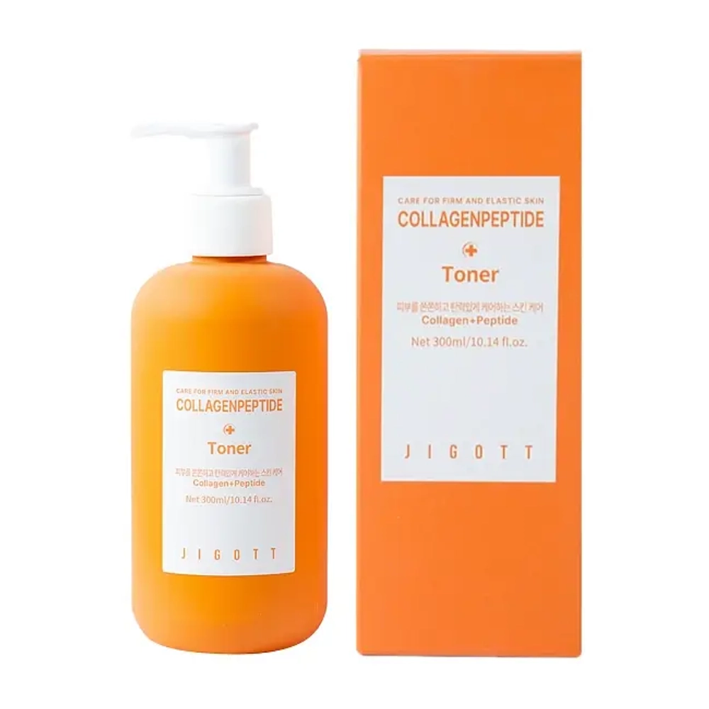 Тонер с коллагеном и пептидами Jigott CollagenPeptide Toner