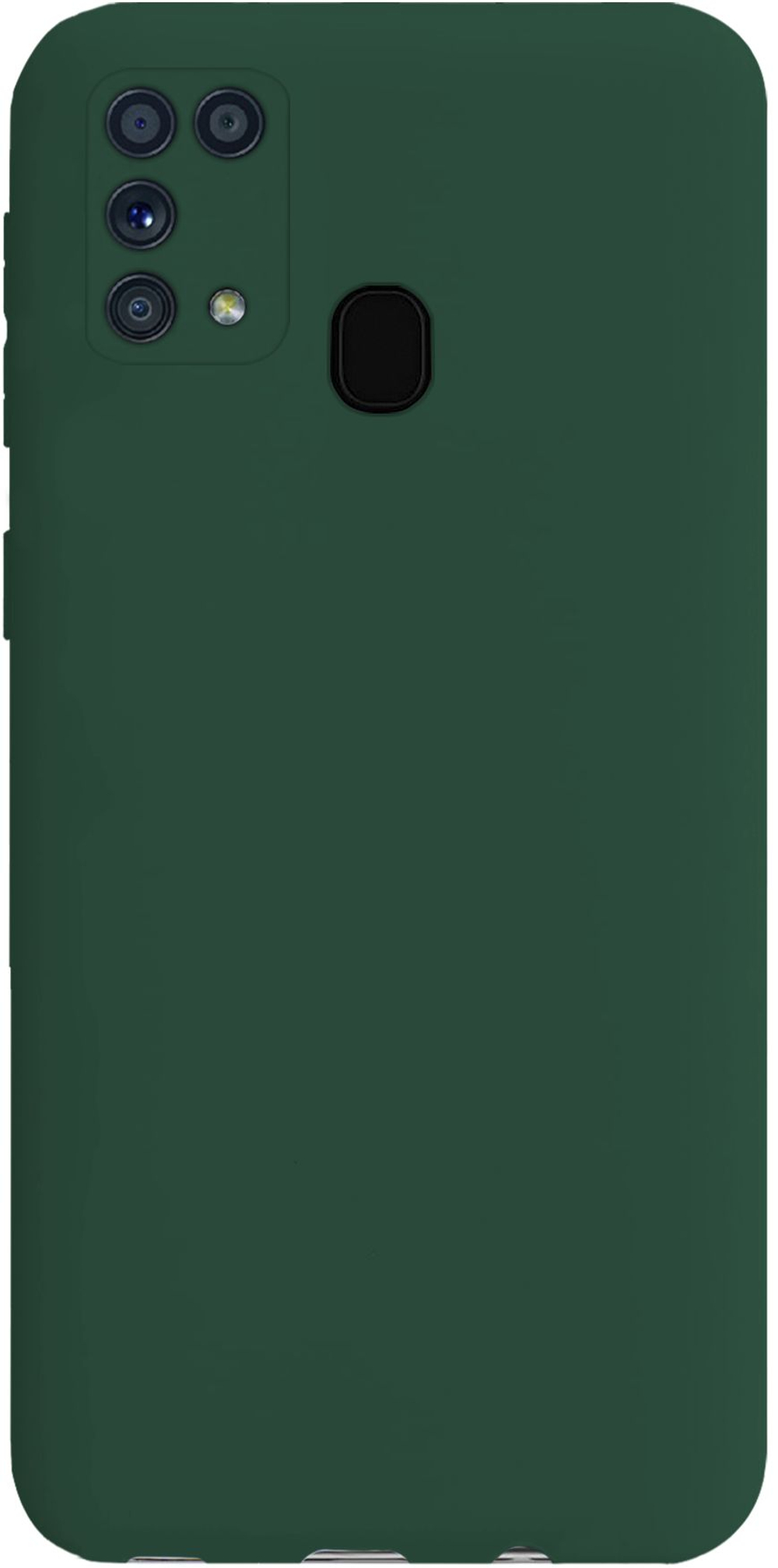 Мягкий Soft Touch чехол из силикона для SAMSUNG M31 (не M31s) с бархатной подкладкой