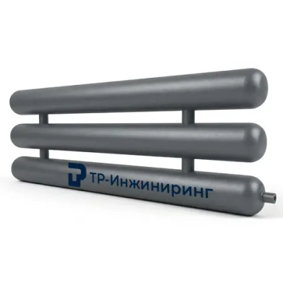 Регистр отопления РСЭ-3x133x4,0-7000 трёхрядный секционный с эллиптическими заглушками