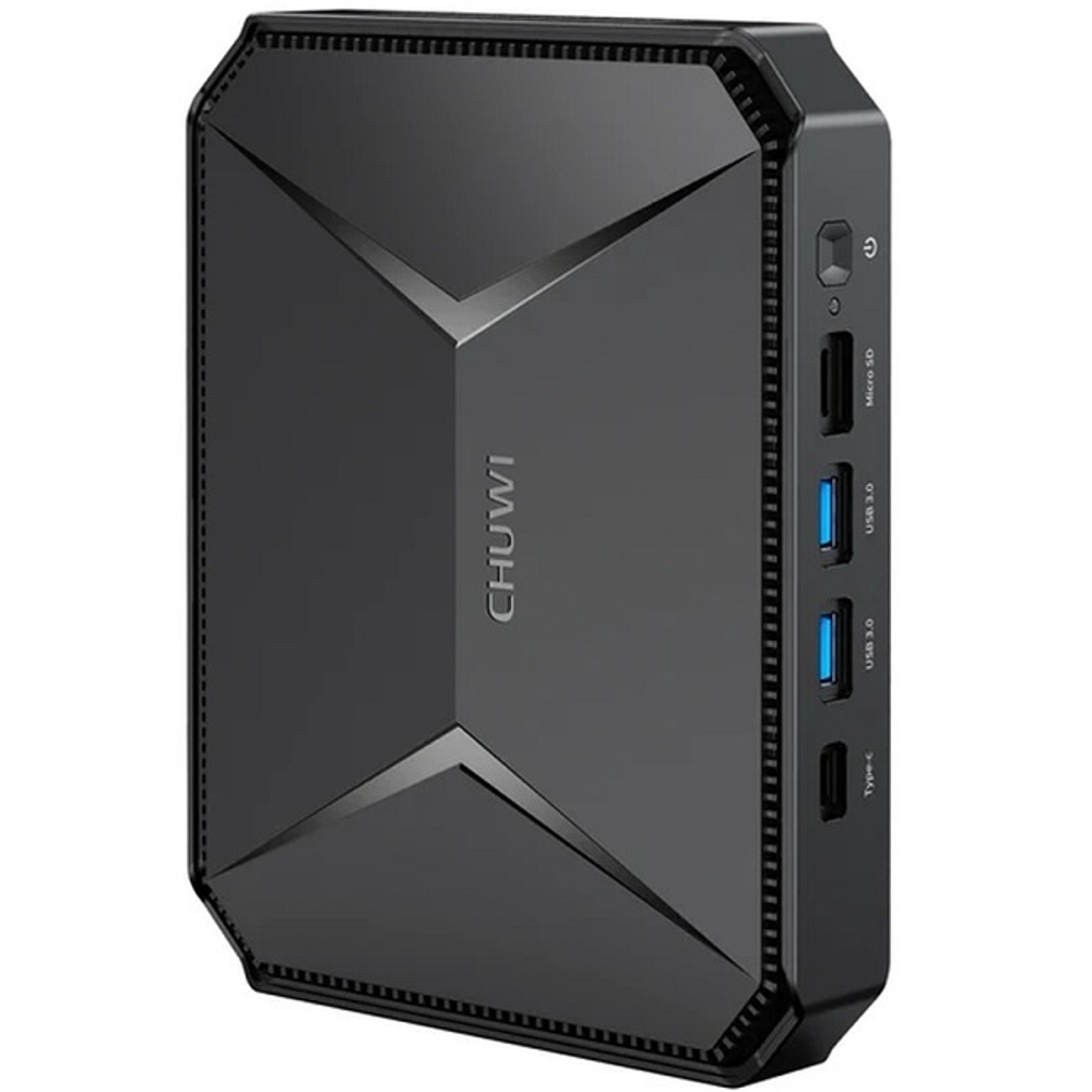 Мини-компьютер CWUWI HeroBox, Intel N100 3.4GHz/RAM 8Gb DDR5/SSD 256GB/UHD Graphics/Wi-Fi/BT/WIN 11 PRO, Black (CWI527P)