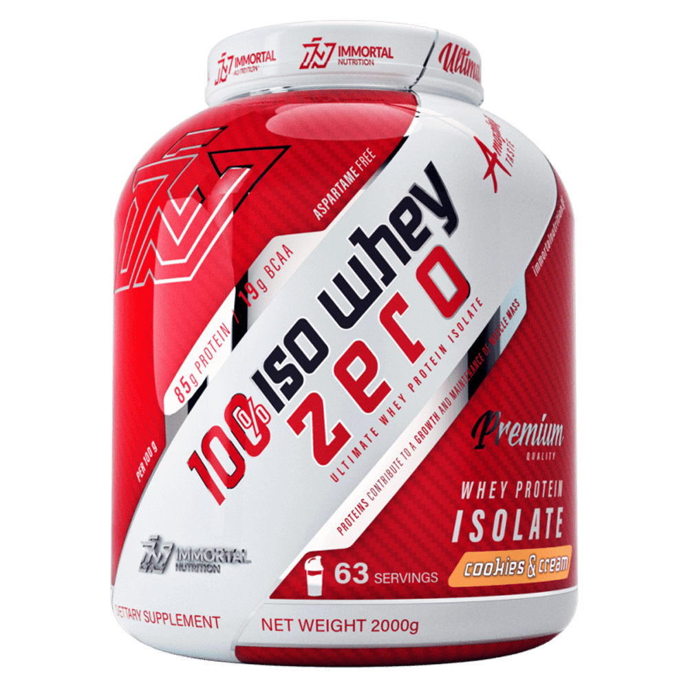 Протеин Immortal Nutrition 100% ISO Whey Zero 2000 г клубника