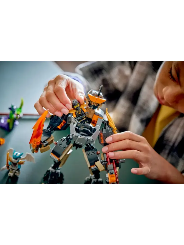 Конструктор NINJAGO 71854 Миссия Коула: робот и дракон Зейн