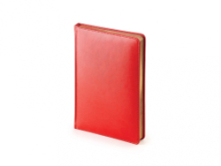 Подарочный набор Parker: Ежедневник красного цвета с золотом и шариковая ручка Parker Jotter XL YellowGold, цвет стержня синий