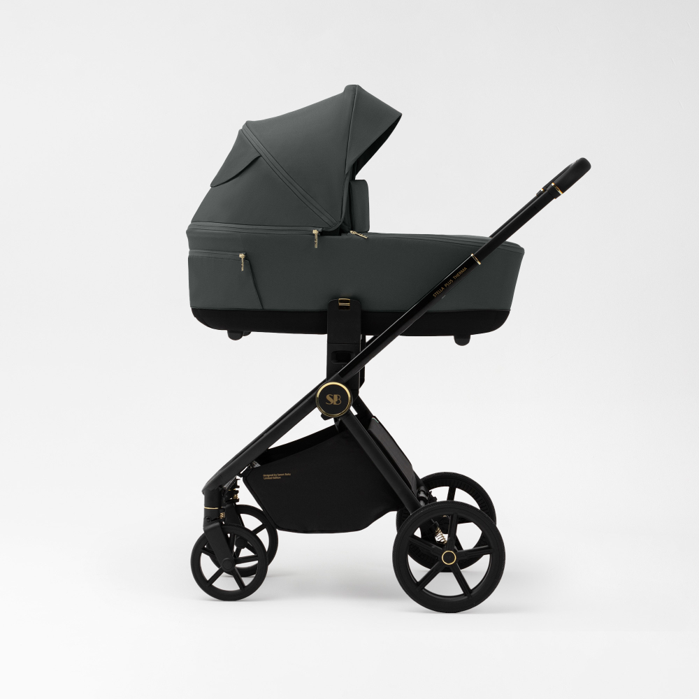Коляска 2в1 Stella Plus Therma Dark Grey