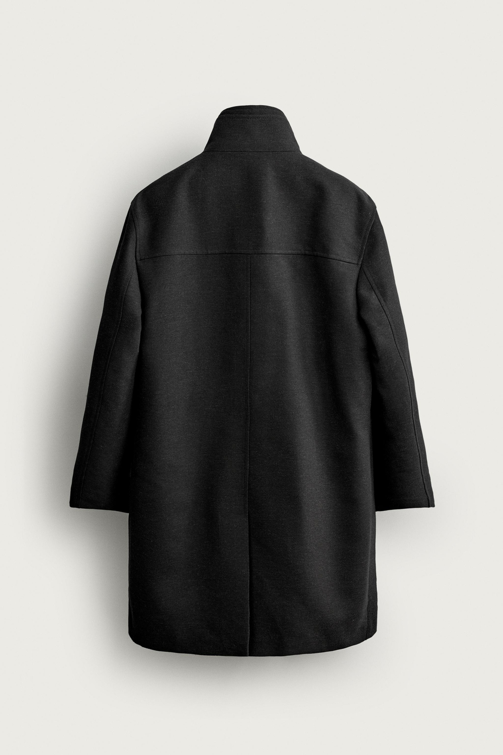 ПАЛЬТО КЛАССИЧЕСКОГО КРОЯ СО СЪЕМНЫМ ВОРОТНИКОМ — ZARA