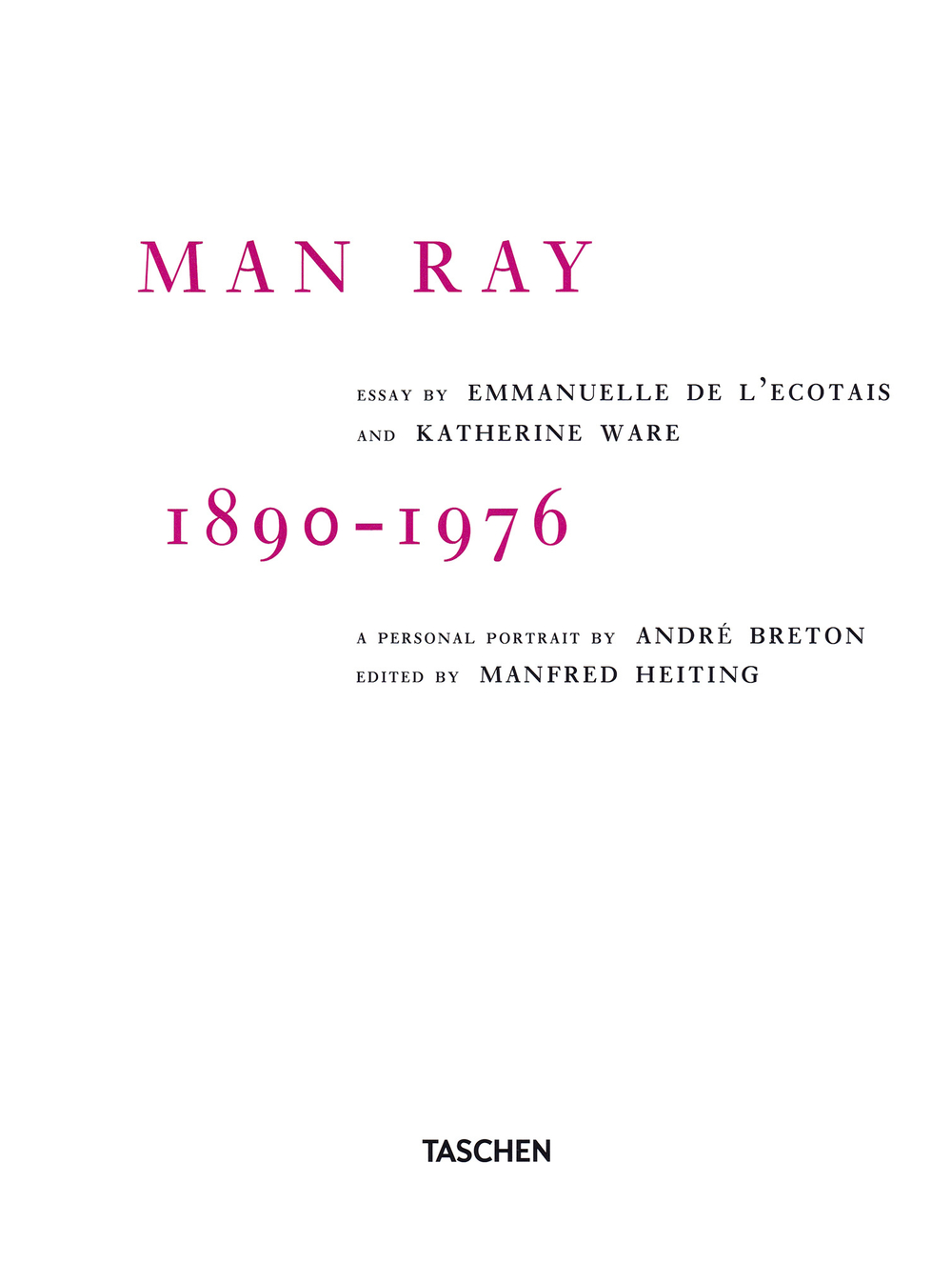 Ман Рэй 1890-1976