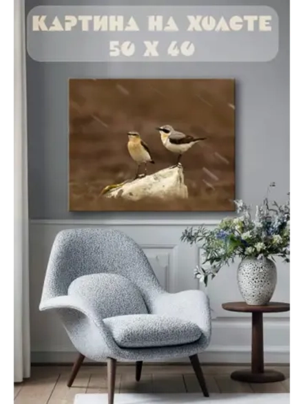 Картина на стену 40 X 50 Птицы